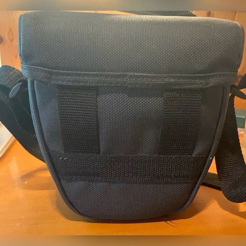 Ambico Camera Case Black Canvas Straps 7x7”